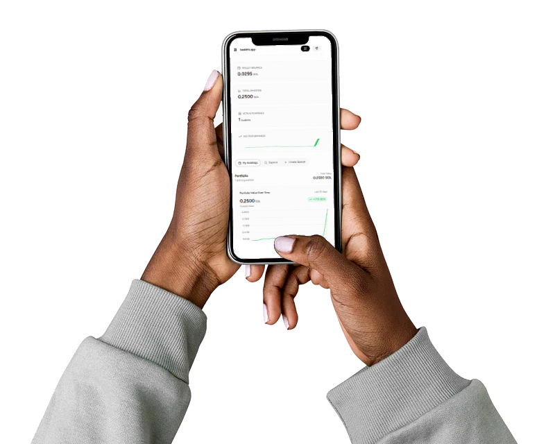 Baskets app dashboard